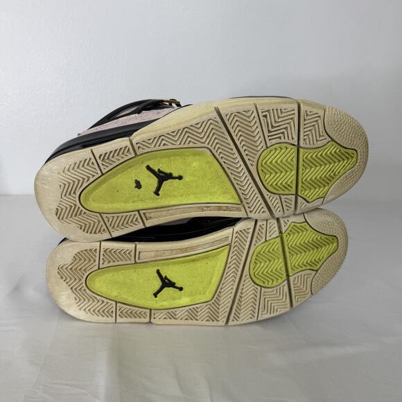 Nike Air Jordan 4 Retro Shoes Womens 10 Pink Slit Splatter AQ9129-601 Sneakers - Picture 7 of 9